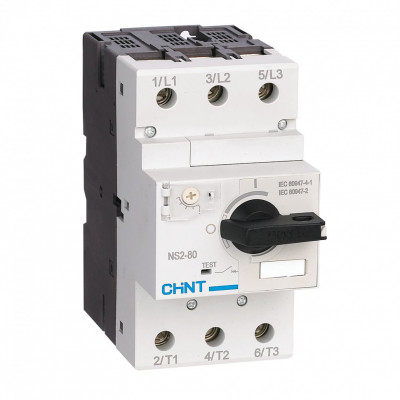 Chint Авт. выкл. защиты двигателя NS2-80 30-40А с поворотной ручкой (R), 279722
