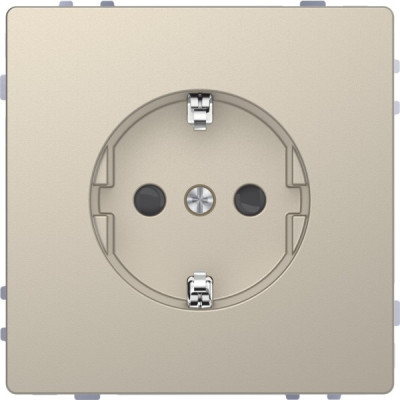 D-Life Розетка 2К+З 16 А, 250 В~, со шторками , винт. зажим., сахара