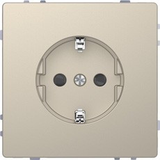 D-Life Розетка 2К+З 16 А, 250 В~, со шторками , винт. зажим., сахара