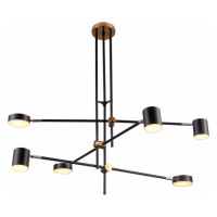 ST LUCE SL1604.432.06 Светильник потолочный ST-Luce Черный, Латунь/Черный LED 6*5W 3000K