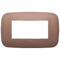 19684.24 - Vimar Накладка ROUND на 4 модуля бронза матовая