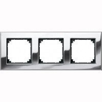 M-Elegance Рамка 3-ная, хром (max 7)