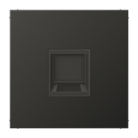 Плата (фиксация защёлкиванием) для одного модуля; металл; антрацит, AL1969-1WEAN