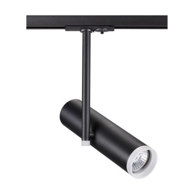 Novotech 370575 PORT NT19 081 черный Светильник трековый однофазный трехжильный IP20 GU10 50W 220V BATRA