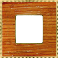 FD01451COB Fede Belle Epoque Wood Рамка 1-ная, Cherry-Bright Gold