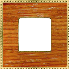 FD01451COB Fede Belle Epoque Wood Рамка 1-ная, Cherry-Bright Gold