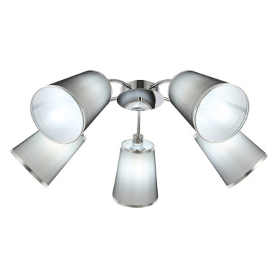 Evoluce SLE103002-05 Светильник потолочный Хром/Черный E14 5*40W