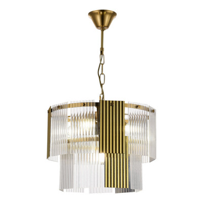 ST LUCE SLE1123-303-05 Светильник подвесной Латунь/Золотистый, Прозрачный E14 5*40W