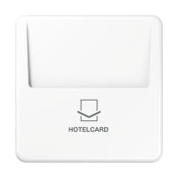 Накладка-картодержатель для балансирных механизмов 531U, 532U, 533U, 534U; термопласт; белый; CD500, CD590CARDWW