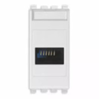 Vimar Телефонная розетка израильский стандарт, белая, 20324.B