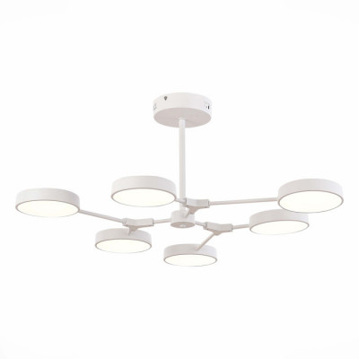 ST LUCE SLE6003-502-06 Светильник потолочный Белый/Белый LED 6*10W