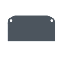 Denkirs TR3052-AL Торцевая заглушка для профиля TR3050-AL