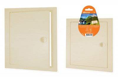 Люк ревизионный с ручкой 200х200, слоновая кость TDM Electric, SQ1807-0430