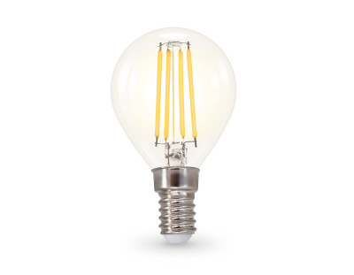 Светодиодная лампа филамент шар P45 E14 11Вт 4000K 270°, AMBRELLA LIGHT, 451134