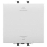 4400102 - ДКС Выключатель одноклавишный модульный, "Avanti", "Белое облако", 2 модуля