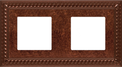 FD01232RU Fede Sevilla Рамка 2-ная, Rustic Cooper