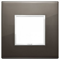 Vimar Накладка Eikon Evo на 2 модуля, черный сапфир, 21642.06