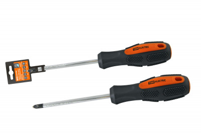 Отвертка крестовая двухкомпонентная, CR-V тип PH2x150, серия "Алмаз" TDM Electric, SQ1006-1107