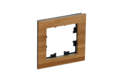 ATN353201 - ATLASDESIGN NATURE 1-постовая РАМКА, ДЕРЕВО БАМБУК, Systeme Electric