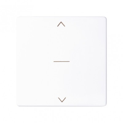 Simon 82 Белая Накладка на 3-х позицион. мех.управл. работой жалюзи, S82,82Нат,82Дет, 82033-30