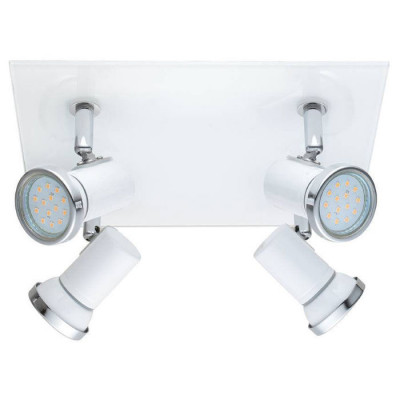 31264 Светодиодный спот TAMARA 1, 4х2,5W (GU10), IP44, белый/хром