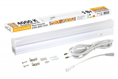 Светильник LED ДПО 2001 5 Вт, 4000К, IP40, Народный, SQ0329-0068