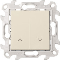 Simon Выключатель жалюзи 10A 250В~ цвета слоновая кость S24 Harmonie, 2410331-031