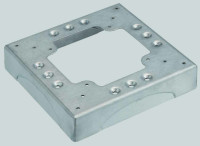 Simon SConnect Цоколь для соединен напольного кабель-канала с 4-мя перфорациями 85x18мм, алюминий, KTA804-8