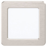 99167 Светодиод. встраив. светильник FUEVA 5, 5,5W (LED), 117х117, ET26, 650lm, 3000K, сталь, никель