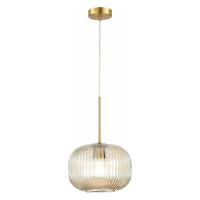 ST LUCE SL1154.313.01 Подвес ST-Luce Латунь/Коньячный E27 1*60W