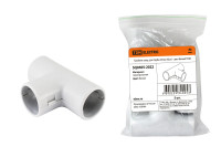 Тройник соед. для трубы 20 мм (5шт) - цвет белый TDM Electric, SQ0405-2022 Тройник соед. для трубы 20 мм (5шт) - цвет белый TDM Electric, SQ0405-2022