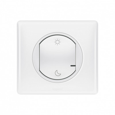 064884 - Celiane with NETATMO.Умный беспроводной сценарный выключатель "День/Ночь".Цвет Белый