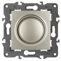 ЭРА 14-4101-04 Elegance Шампань Светорегулятор поворотно-нажимной, 400ВА, 230В