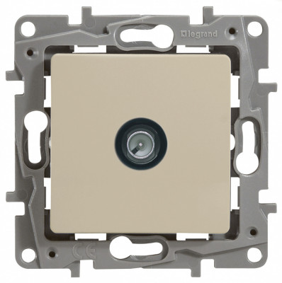 Legrand Розетка TV (телевизионная) - Legrand Etika - проходная - слоновая кость, 672363