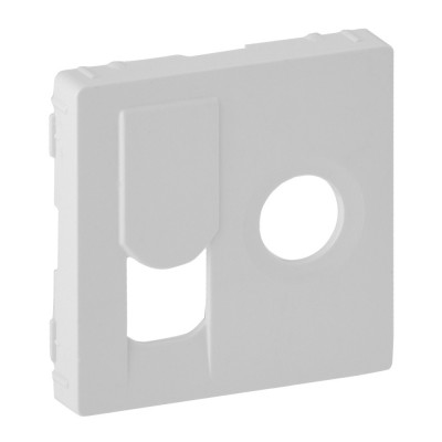 Legrand Valena LIFE.Лицевая панель розетки TV-RJ45.Белая, 754830