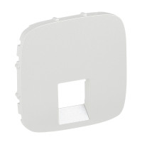 Legrand Valena ALLURE.Лицевая панель для одиночных телефонных/информационных розеток.Жемчуг, 755419