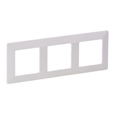 Legrand Valena LIFE.Рамка "Белая".3-постовая универсальная, 754003