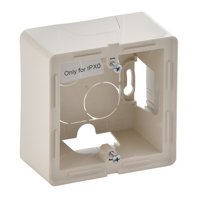 Legrand Valena LIFE.Коробка для накладного монтажа.1-постовая.Слоновая кость, 754201