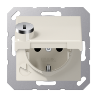 SCHUKO-розетка  с крышкой и замком, AS1520BFKLSL