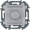 Термостат для теплого пола Legrand Inspiria с выносным датчиком в комплекте, максимальный ток 16 А, напряжение ~230 В, цвет "Алюминий"