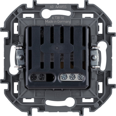 Legrand Терморегулятор для тёплого пола - Legrand Inspiria - с внешним датчиком в комплекте 16А 230В - алюминий, 673812