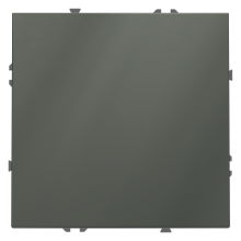 Проходной переключатель встраиваемый VOLTUM S70 одноклавишный 10А, (титан), VLS010306