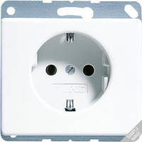 Штепсельная розетка SCHUKO с защитой от детей 16A 250V~; черная, SL520KISW