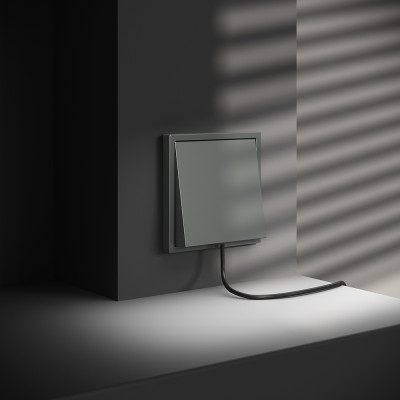 Вывод кабеля VOLTUM S70, (титан), VLS080206