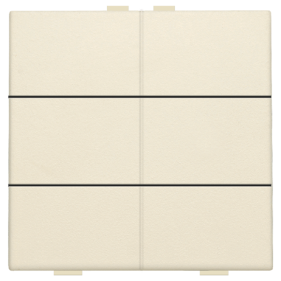 Niko Home Control Слоновая кость Кнопка 6-клавишная, 100-51006