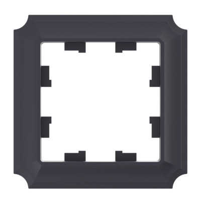 ATN101001 - ATLASDESIGN ANTIQUE 1-постовая РАМКА, КАРБОН, Systeme Electric