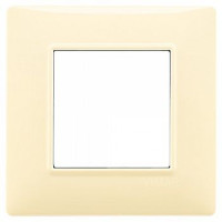Vimar Накладка для 2 модулей кремовая, 14642.04