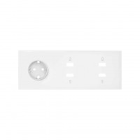 Simon 10020305-230 Кит 3 поста, фронт. Накладка на 1 розетку Schuko + 2 розетки HDMI + 2 розетки USB цвета белый матовый S100