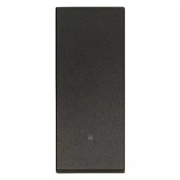 Vimar Выключатель 1P 10AX 1M выровненный черный, 30000.G