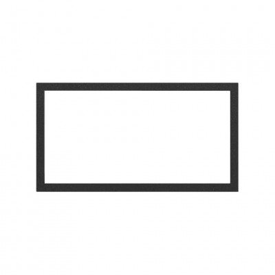 Simon 10001620-238 Рамка «минимум» на 2 поста цвета черный матовый S100